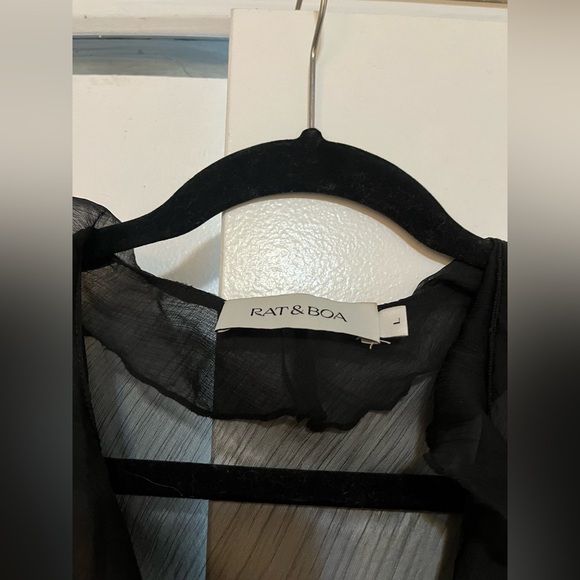 Rat & Boa Farretti dress in black - Picture 11 of 12